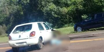 Accidente fatal a la altura del Kilómetro 1534, sobre Ruta Nacional 12\u002E