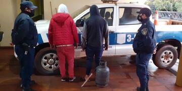 Los detenidos fueros apresados una hora después del robo\u002E