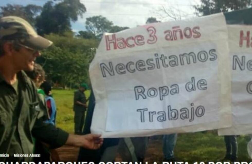 Guardaparques de Iguazú aclaran: la protesta es de los provinciales