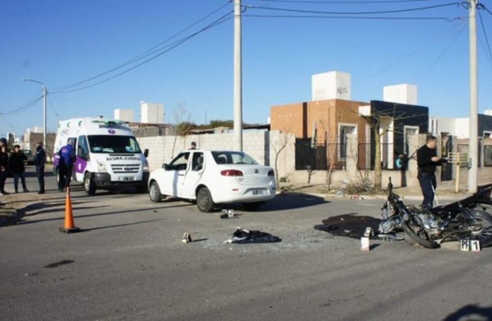 Falleció la motociclista que se accidentó en un barrio de la capital puntana