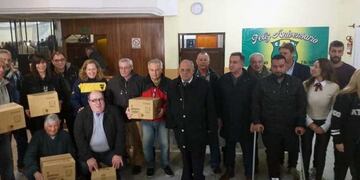 Entrega de lámparas led en Mar del Plata\u002E