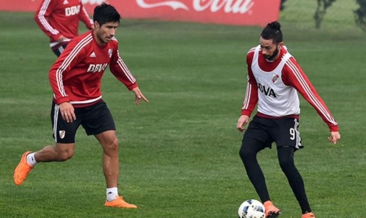 Marcelo Larrondo, convocado en River para el amistoso ante San Martu00edn de San Juan.