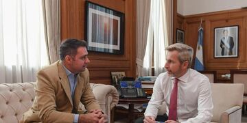 Ministro Frigerio y Intendente Davico\nCrédito: