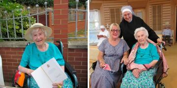 Una mujer cumplió 107 años y reveló el secreto para sobrevivir dos guerras mundiales y a la pandemia