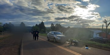 Accidente vial en Campo Ramón dejó como saldo una persona lesionada.