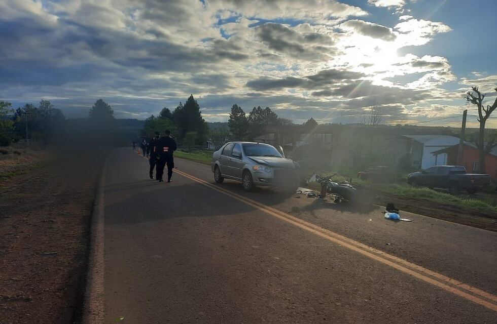 Accidente vial en Campo Ramón dejó como saldo una persona lesionada