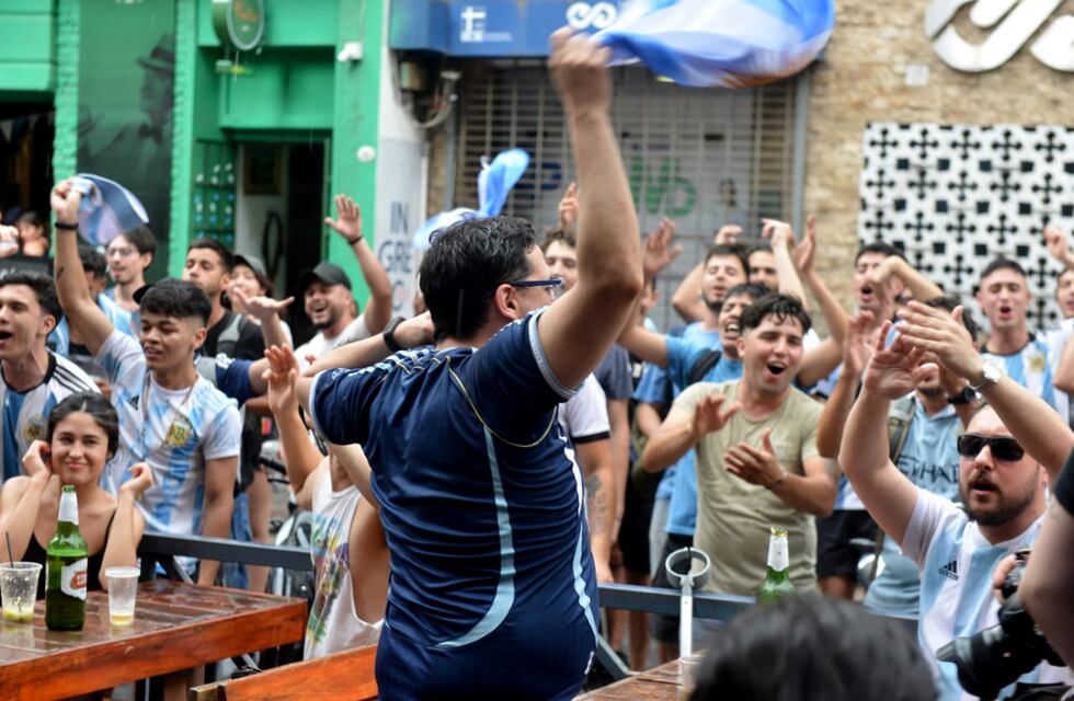 Mundial de Qatar 2022: un grito bien cordobés por el gol de Nahuel Molina para el 1-0 en cuartos
