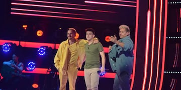 Mau y Ricky reconocieron al participante de La Voz Argentina. (Los Andes)