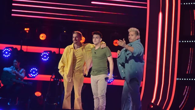 Mau y Ricky reconocieron al participante de La Voz Argentina. (Los Andes)