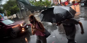 El pronóstico prevé lluvias para gran parte del domingo en Córdoba.