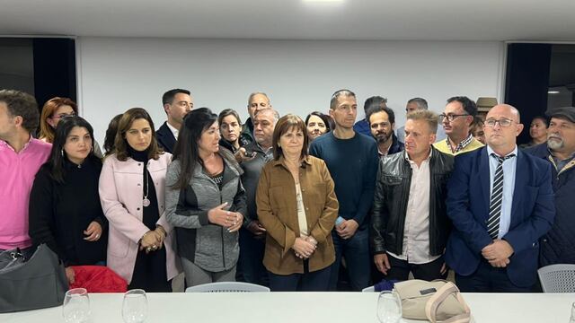 La presidenta del PRO, Patricia Bullrich, estuvo en la Sociedad Rural de Jesús María (La Voz).