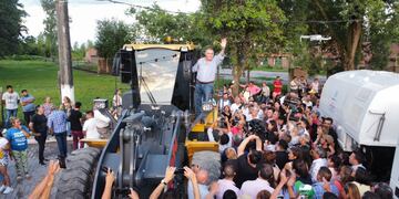 Jaldo inauguró obras en Famaillá.