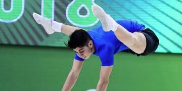 Kevin Riveros, junto a Gala Jofré conquistaron cuatro medallas en el Panamericano de Gimnasia Aeróbica de México.
