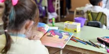 Niños en aulas. Web.