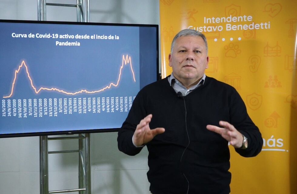 Gustavo Benedetti “con todo el esfuerzo hemos logrado bajar la curva de casos de Coronavirus de manera considerable”