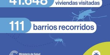 Salud destacó el trabajo realizado en los barrios contra el Dengue.