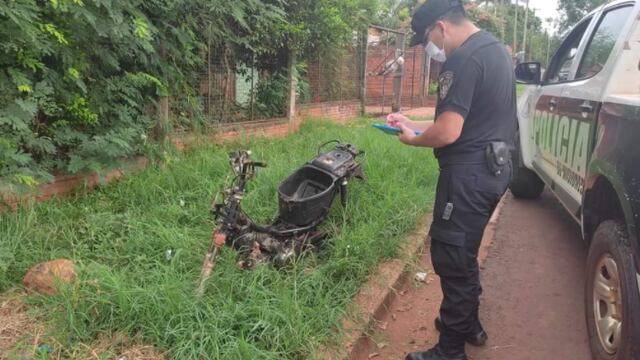 Abandonan motocicleta robada en Puerto Iguazú,
