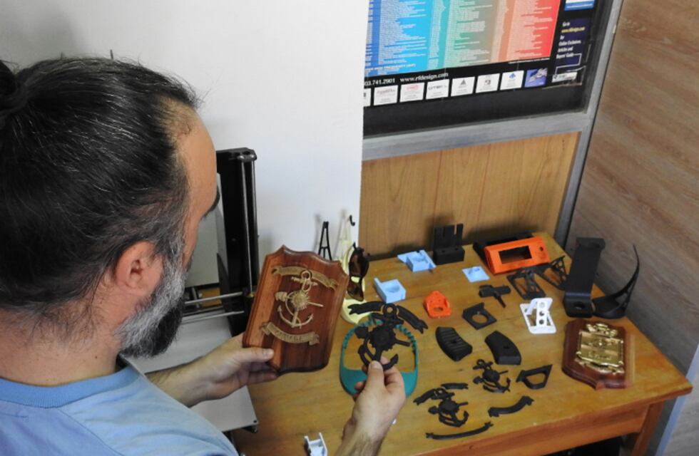 El Arsenal Naval Puerto Belgrano realiza trabajos en 3D