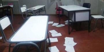 Robo en escuela San Antonio\u002E