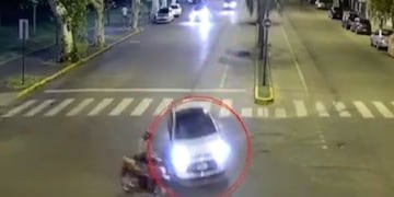 Un auto y una moto chocaron en la zona sur de la ciudad\u002E (Ministerio de Seguridad)