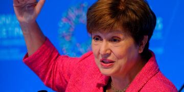 Kristalina Georgieva, directora gerente del FMI. (Foto: Andrew CABALLERO-REYNOLDS / AFP).