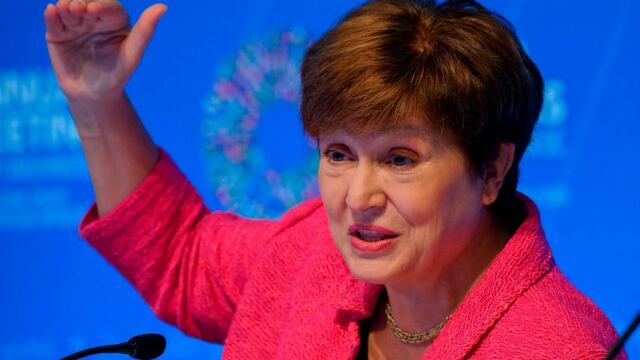 Kristalina Georgieva, directora gerente del FMI. (Foto: Andrew CABALLERO-REYNOLDS / AFP).