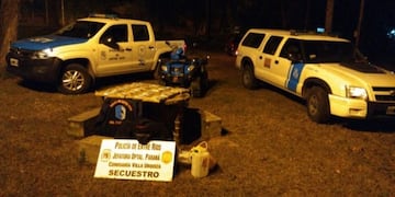 Operativo antidroga en Paraná\u002E