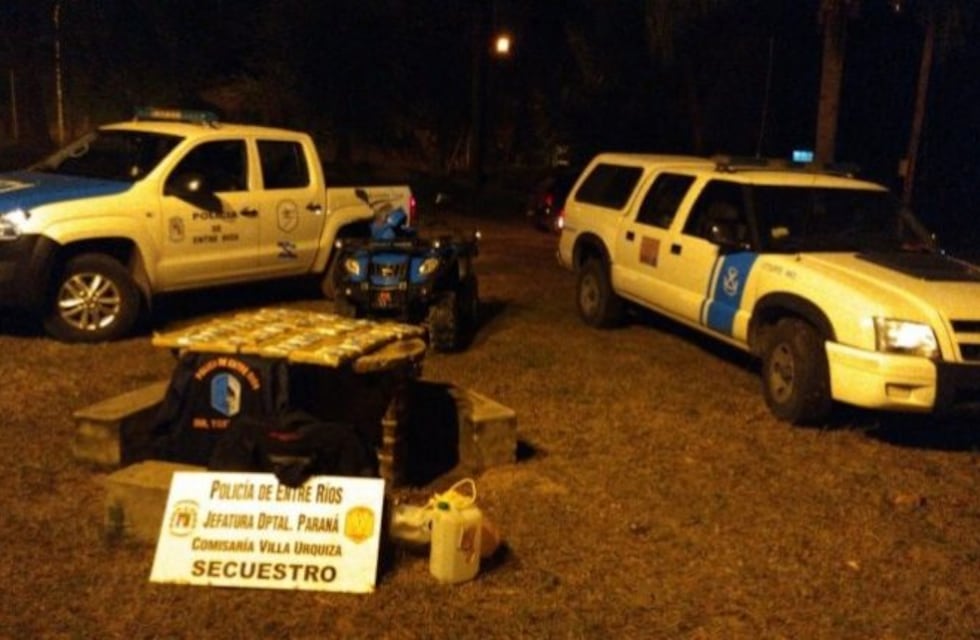 Pescador encontró 23 kilos de marihuana sumergidos en el río Paraná