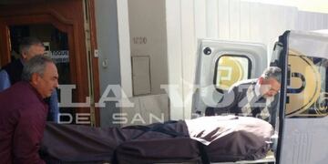 El momento del traslado del cuerpo\u002E