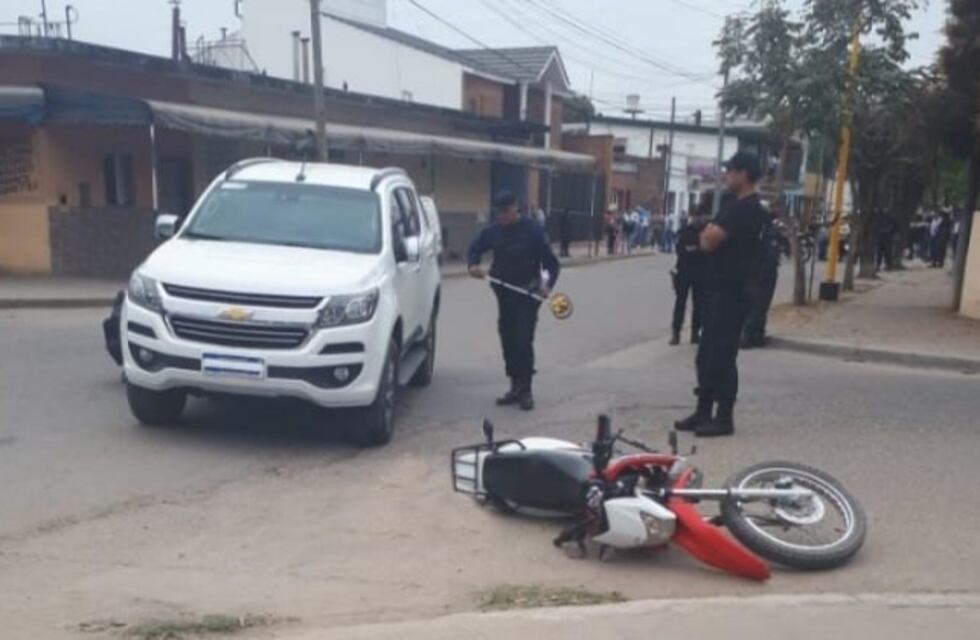 En plena cuarentena hubo un accidente de tránsito