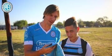 Esteban González y el reencuentro con hinchas del Pirata\u002E