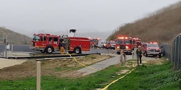 La muerte de Kobe Bryant: así quedó el helicóptero tras el accidente (foto: Twitter)
