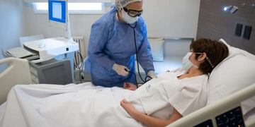 COVID-19: la ocupación de camas baja y alcanza el 72,5%