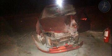 Un muerto y un herido por un choque frontal en San Luis