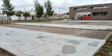 Obras en el Ipem 329 de Arroyito