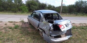 El accidente fue en el kilómetro 813 de la Autopista de las Serranías Puntanas\u002E