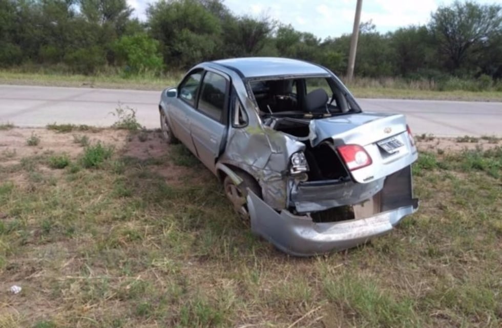 Se quedó dormido y volcó con su auto en la Autopista de las Serranías Puntanas