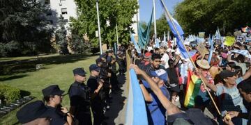 Manifestación contra la reforma de la 7722