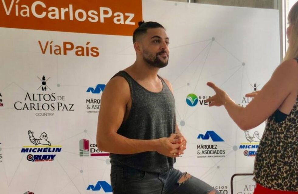 Facu Mazzei pasó por Vía Carlos Paz