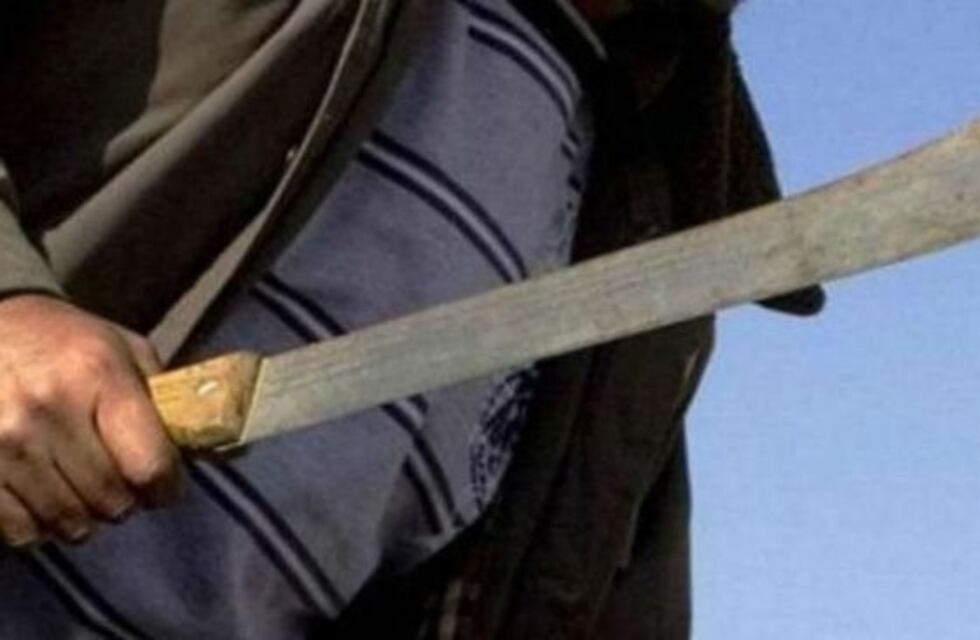 Le robaron los pájaros y atacó a sus vecinos con un machete