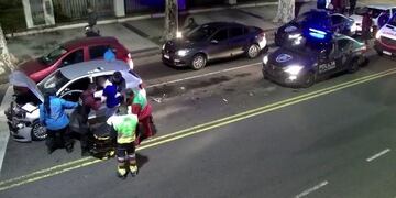 Tremendo choque en Villa Devoto (Web)