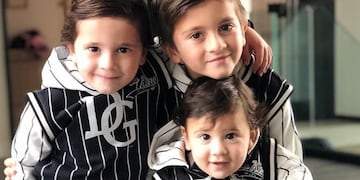 Los hijos de Messi celebraron carnaval de una manera muy particular\u002E (Instagram)