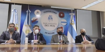 Parlanoa: Jaldo mantuvo una reunión con el ministro Agustín Rossi\u002E (SECPT)