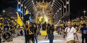 Comparsa Ará Yeví Campeona 2020 - Gualeguaychú\nCrédito: Comparsa Ara Yeví