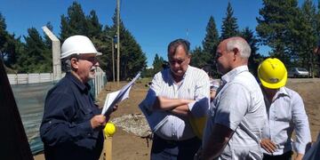 El intendente de Bariloche recorrió las obras en la nueva estación transformadora