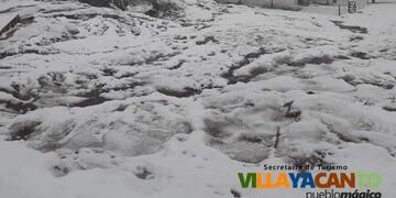 Imágenes de la nieve en Yacanto de Calamuchita\u002E