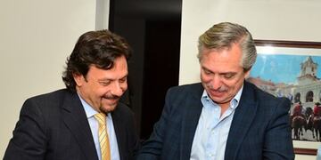 Gustavo Sáenz y Alberto Fernández