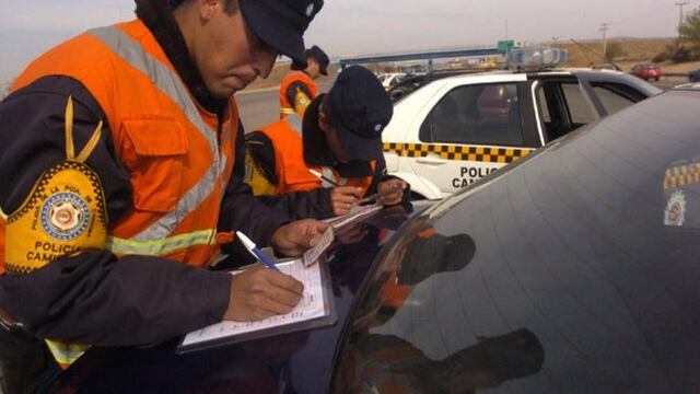 La Policía Caminera aumentó el valor de las multas\u002E