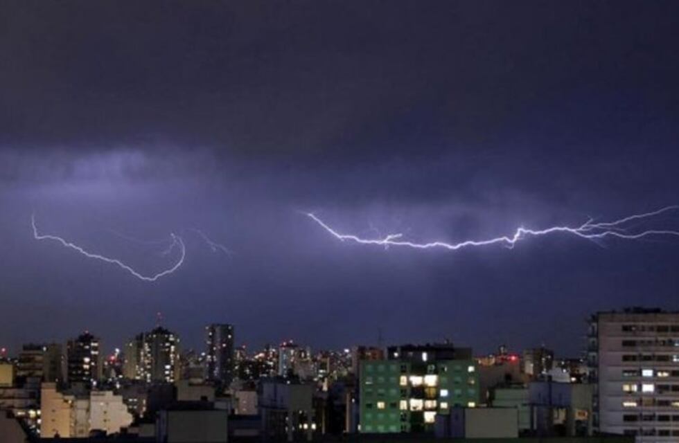 Alerta por tormentas fuertes y granizo para el centro del país