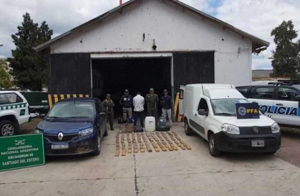 Detuvieron a correntino con importante cargamento de marihuana en Santiago del Estero